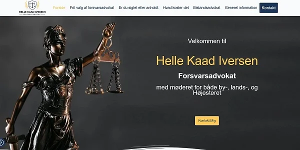 Helle Kaad Iversen – advokat hjemmeside med SEO