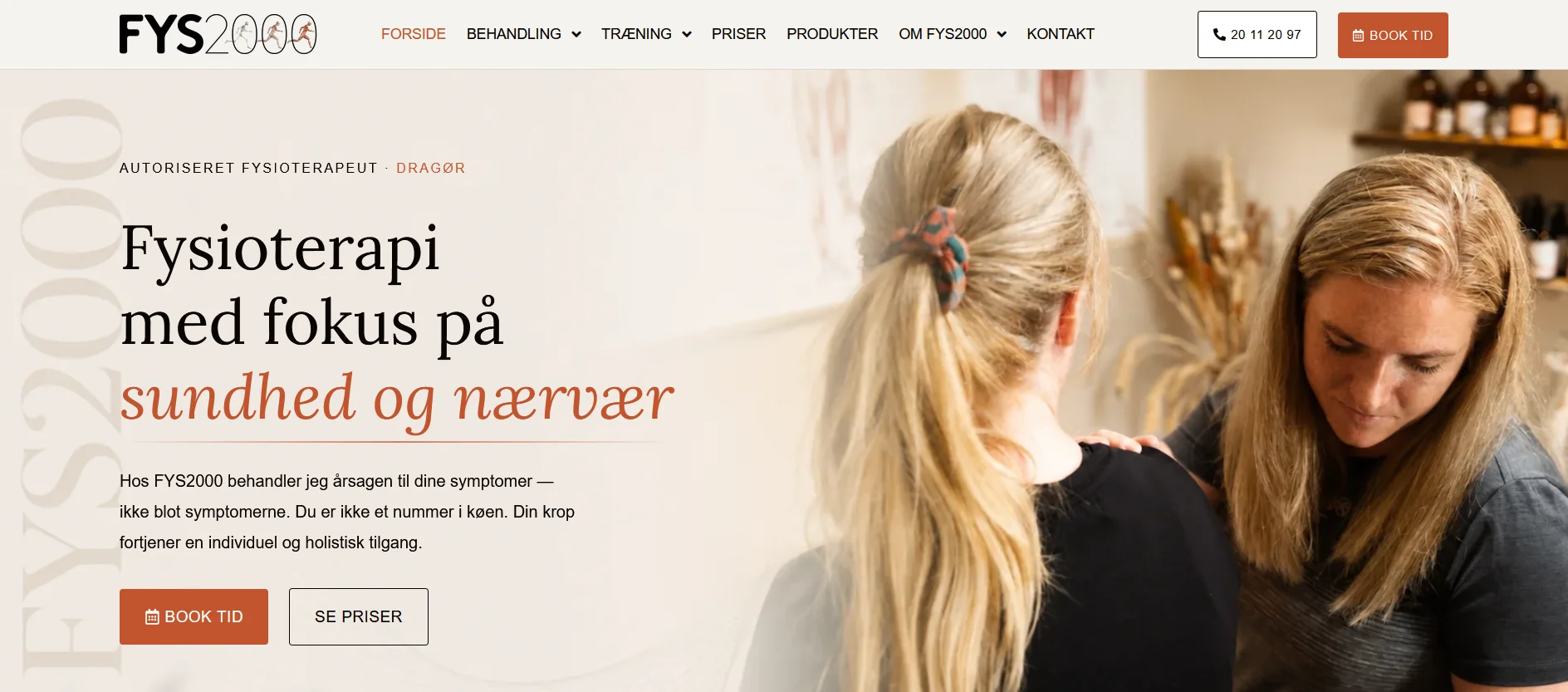 Hjemmeside designet til FYS2000